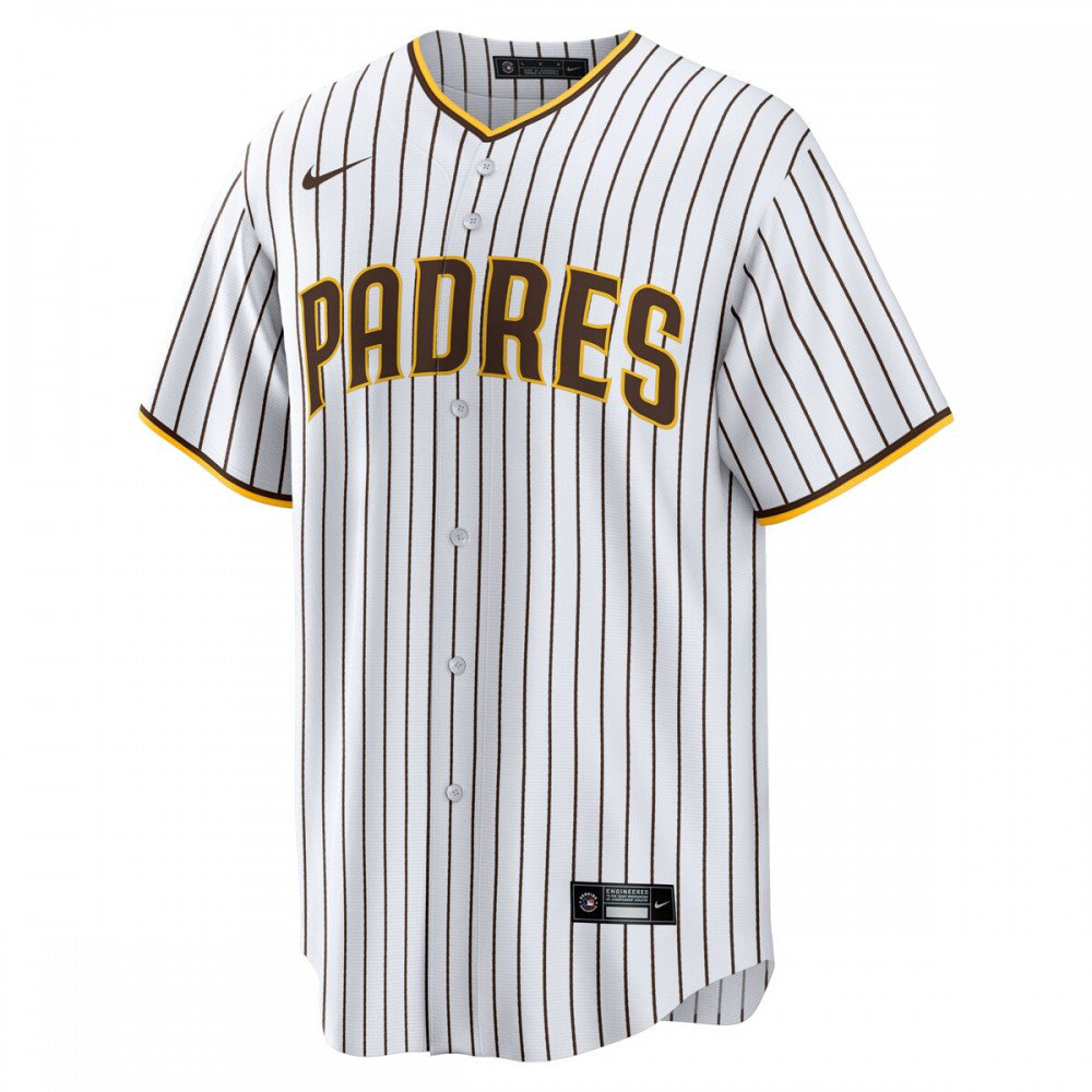 Xander Bogaerts San Diego Padres Home Official Replica Player Jersey - White/Brown-Pro Kit Vault | Brand New 26/27 Sports Jerseys